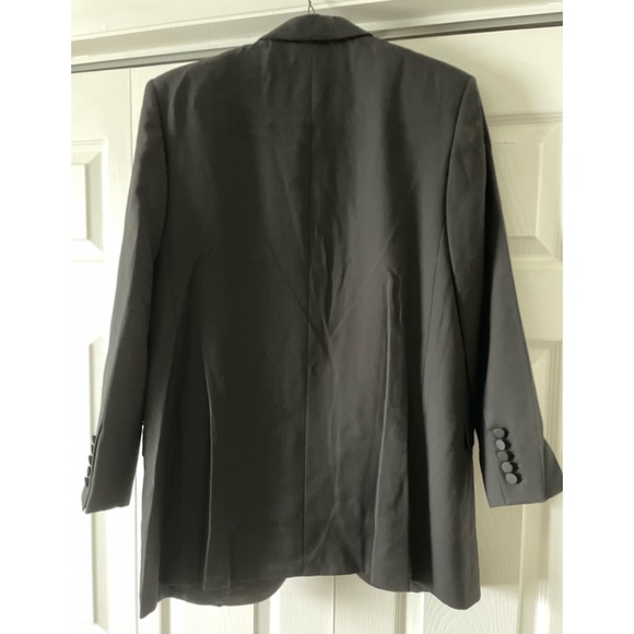 Pre-owned Saint Laurent Black Wool Shawl Collar Tuxedo Blazer. Hedi Slimane era - Picture 3 of 7